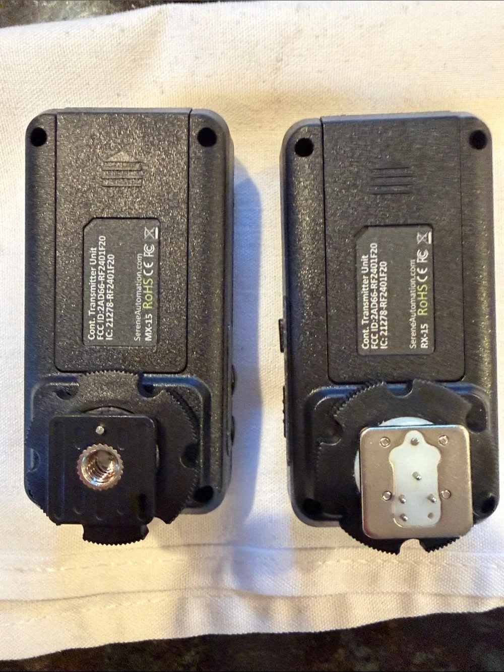 RX-15 & MX-15+ Wireless Flash Triggers